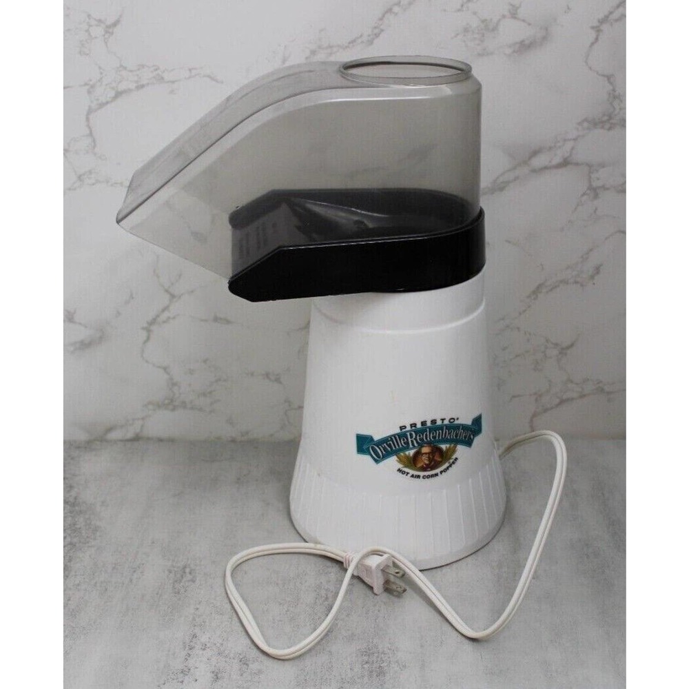 Presto 04821 Orville Redenbacher's Hot Electric & Air Popcorn Maker White Tested